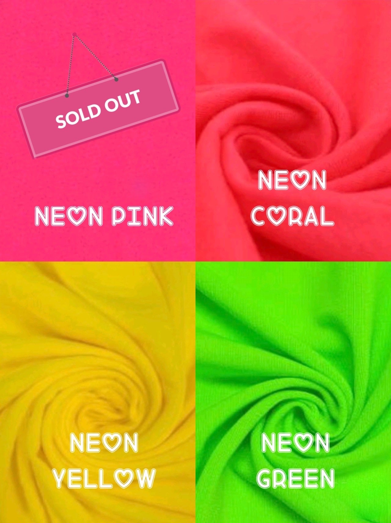 Creamy soft neon headbands, yoga headbands