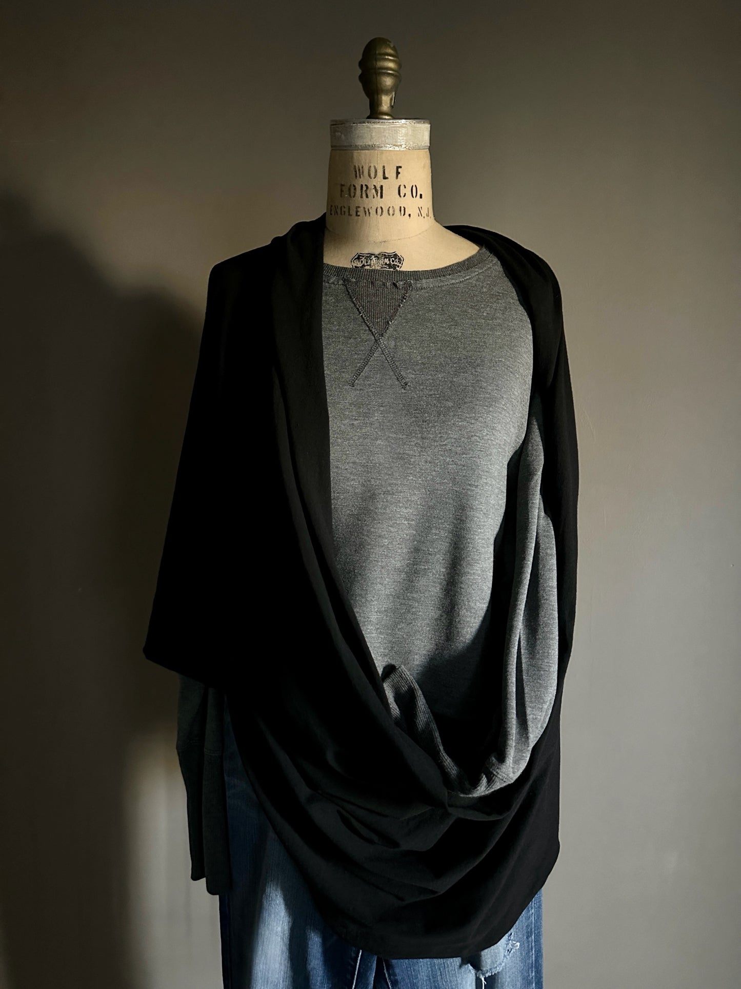 Organic cotton nursing wrap, convertible scarf