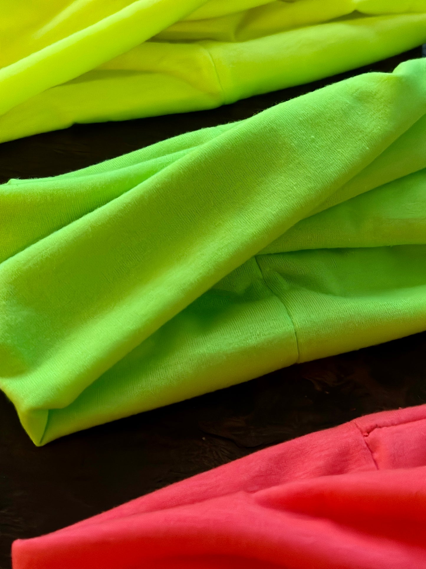 Creamy soft twist neon headbands, 7” wide, Adult, T’ween