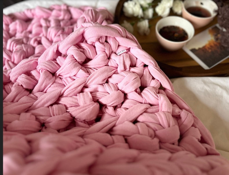 Organic cotton weighted blanket