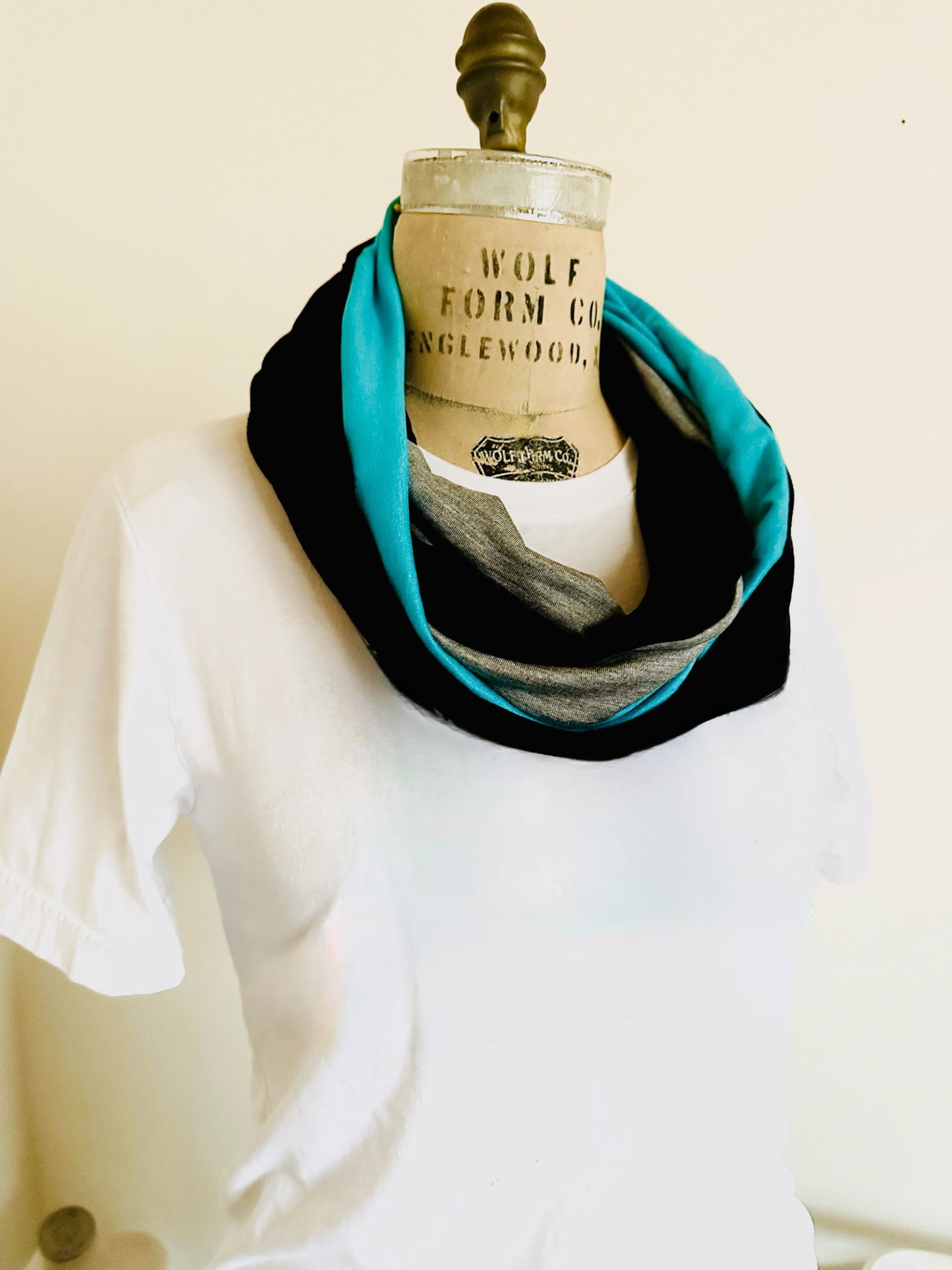 Panthers scarf, Carolina Panthers scarf and headband set, butter soft