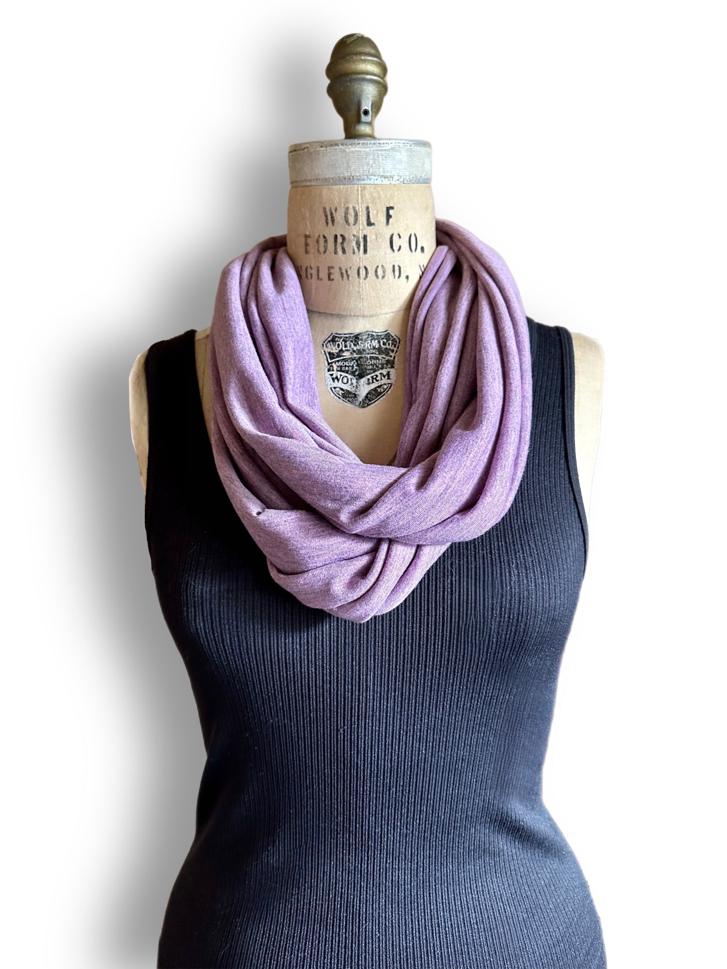 Jersey Knit butter soft Infinity Scarf, head covering, balaclava