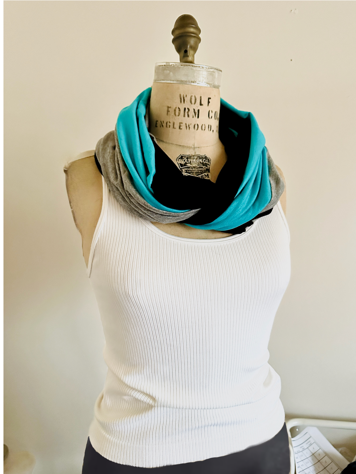 Panthers scarf, Carolina Panthers scarf and headband set, butter soft
