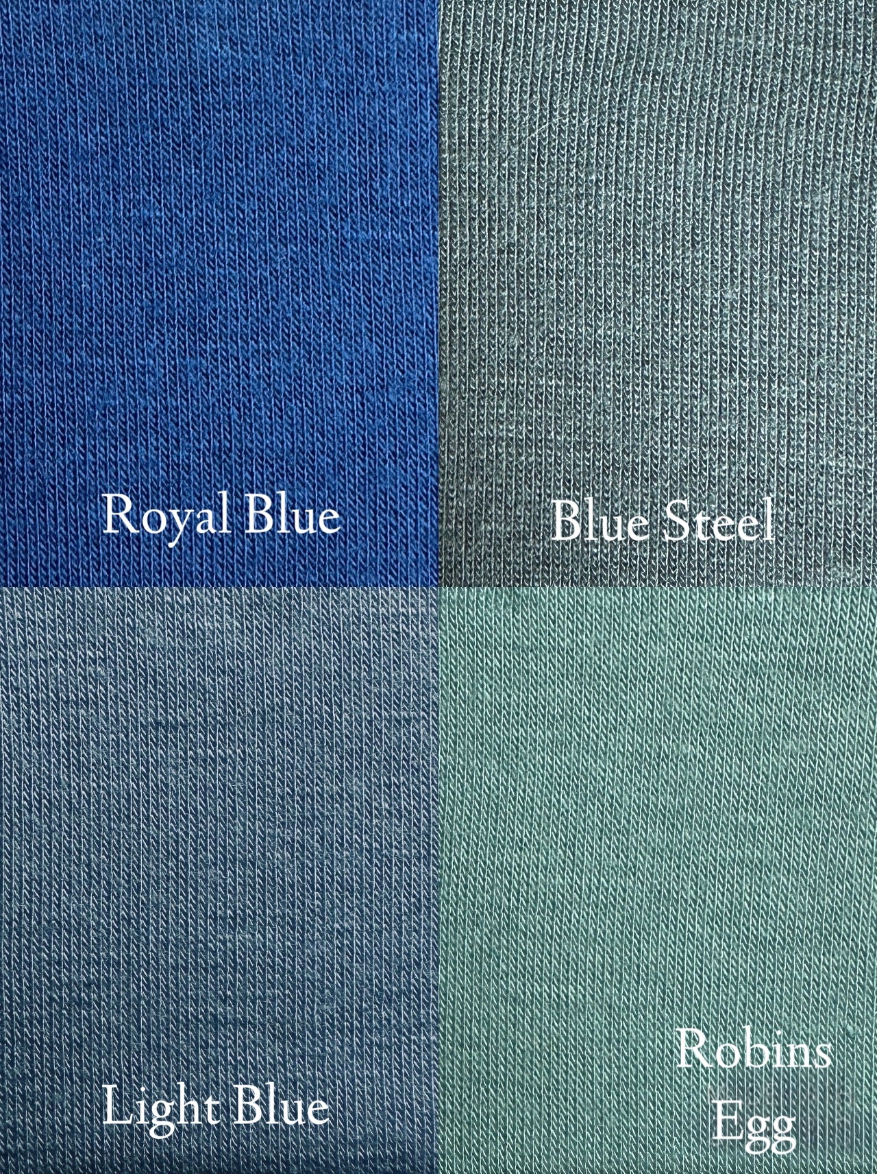Blue Collection Cooling Weighted Blankets Made to Order, blue weighted blanket, breathable blanket, chunky knit blanket