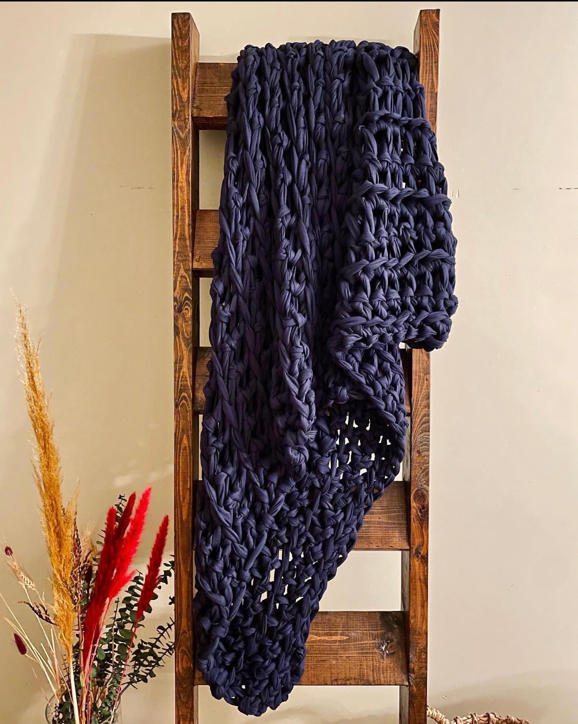 Blue Collection Cooling Weighted Blankets Made to Order, blue weighted blanket, breathable blanket, chunky knit blanket